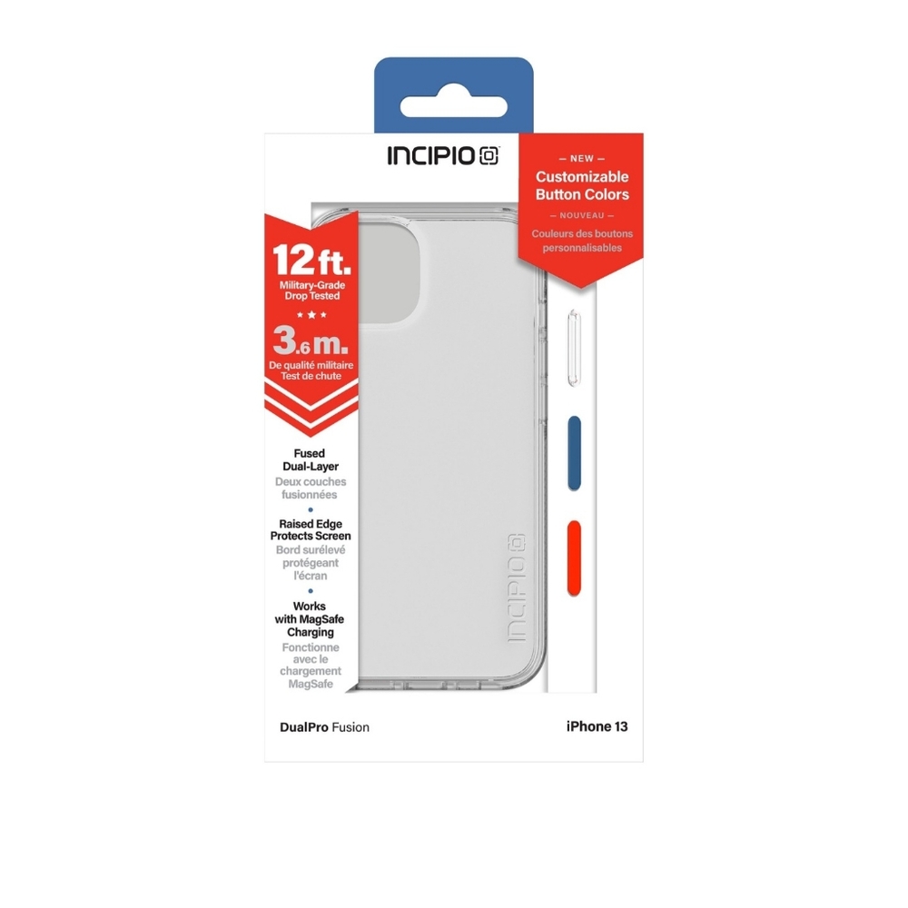 Incipio Dualpro Fusion for iphone 13 Clear New!!!
